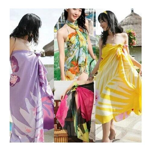 10pcs Swimsuit bikini beach sunscreen veil wrapped yarn yarn wrapped skirt veil sarong around cape beach towels