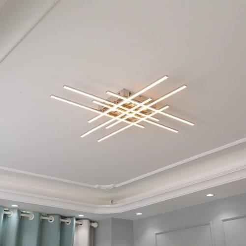 Modern Led Chandelier Lighting For Living room Bedroom Restaurant kitchen Ceiling Chandelier Chrome Plating Indoor lighting