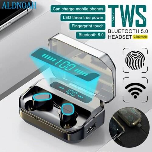 2021 NEW TWS Bluetooth 5.0 Earphone Wireless Headphone Stereo Headset Sport Earbuds Microphone With Charging Box For Smartphone