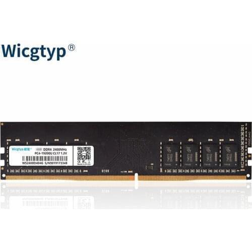Wicgtyp DDR4 4GB 8GB 16GB 2400Mhz Ram Memory 288pin For Desktop for PC With High performance High Speed