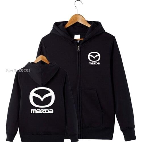 Fashion Autumn and winter Mazda sweatshirt garments jacket factory 4s store customer service zipper Hooded coat
