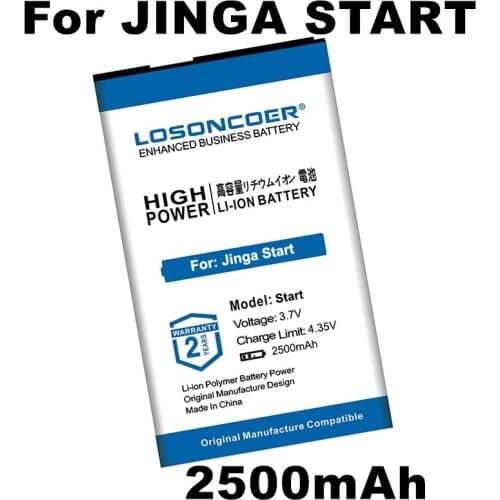 LOSONCOER 2500mAh Replacement Battery for Jinga Start battery Good Quality Batteries