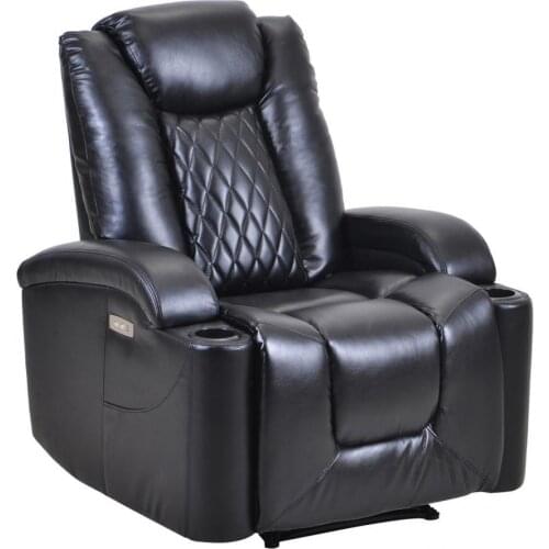 Comfortable Useful Adjustable Home Theater Single Recliner Cozy Recliner Easy to Clean for Living Room