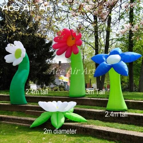 Wedding party event decoration beautiful Giant inflatable shapes,inflatable sun flowers for garden decoration