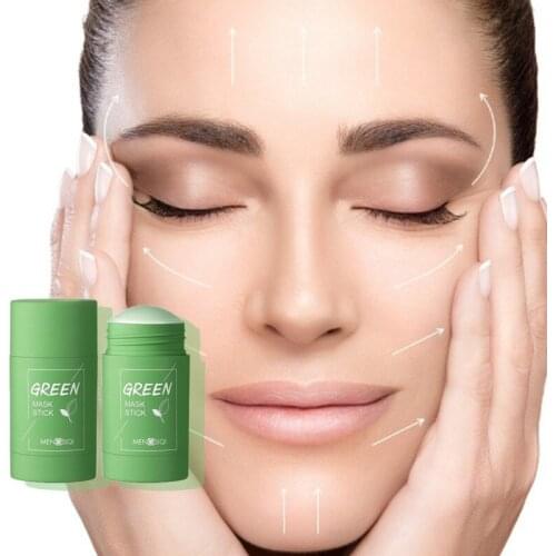 40g Moisturizing Peel Mask Green Tea Blackhead Mask Skin Care Remove Acne Nose Eggplant Deep Acne Cleansing Mask