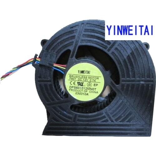 Cpu cooling fan for DFS601812MN0T F83T 12V 0.7A
