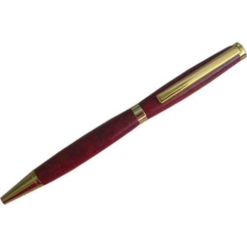 Gold slimline wooden finished pen RZ-BP5#G-R