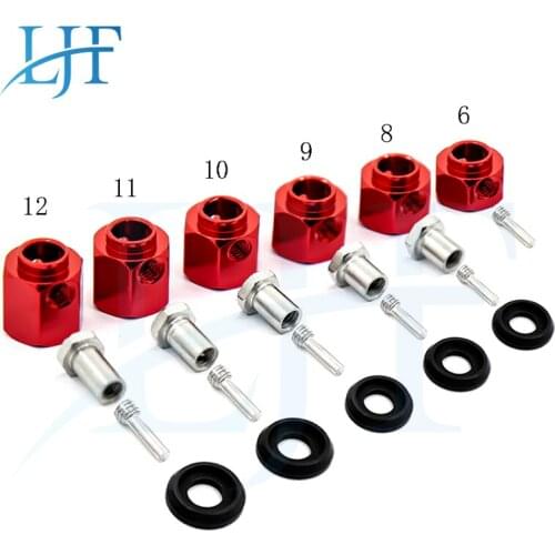1 set Hexagonal Adapter Combiner Widening and Thickening Coupler for 1/10 RC Crawler Car Traxxas TRX4 TRX6 G63 AXIAL SCX10 L208