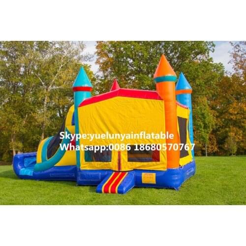 2016 Factory direct sales Inflatable slides, castle slides, trampoline castle KY-145