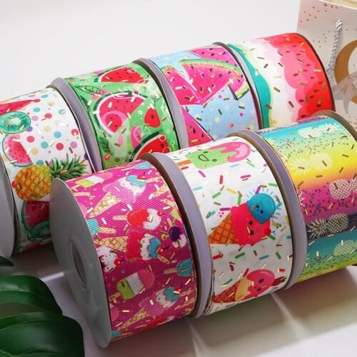 3 Inch 75 mm Printed Holographic Foil Ribbon 50 Yard Craft Suppliers 51825