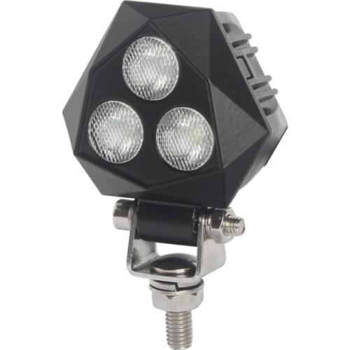 3" Triangle LED Work Light 9W 10-30V Off Road LED Bar Flood Light 1200LM Waterproof LED Driving Lamp for SUV ATV Car Trucks