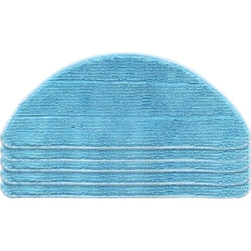 5 Pcs Vacuum Cleaner Mop Cloth for Kitfort KT-545 Robotic Vacuum Cleaner Spare Parts Cleaning Mop Accessories Replacement