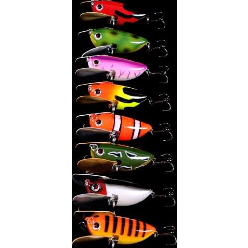 HENGJIA 8pcs Wobbler Fishing Lure Insect Bait Bionic Cicada 12.5g-6cm 2blade Artificial Fishing Set