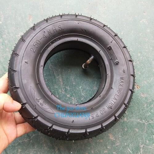 Free Shipping 2.50-4 Tire Fit Motorcycle Tyre Gas Electric Scooter Bike Tire and Scooter Wheelchair Wheel