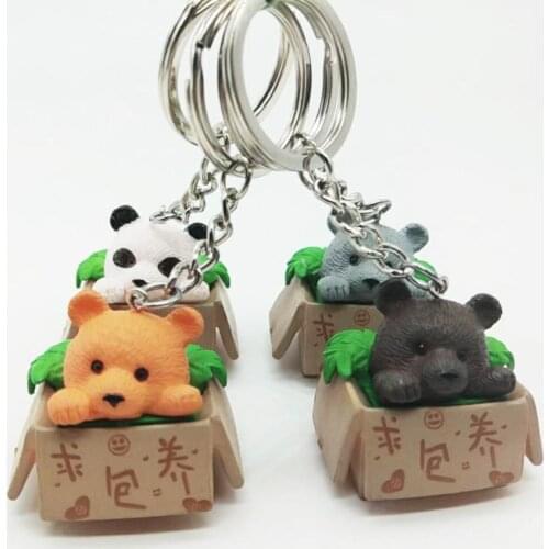 5 pcs Cartoon bear key chain bag pendant cute cute bear doll creative gift