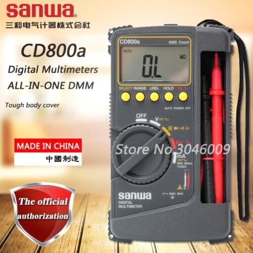 Sanwa CD800a digital multimeter / ALL-IN-ONE digital multimeter resistance, capacitance, frequency, duty cycle test