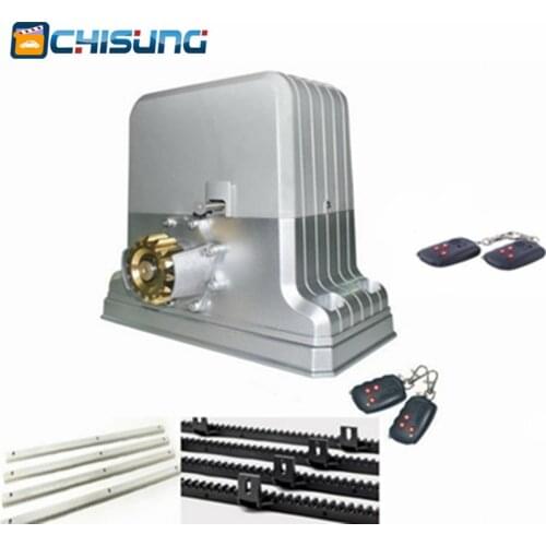 Heavy duty 3600lbs 1800kg electric Remote control sliding gates operator with extra 4 remote controls 4m racks 1sensor