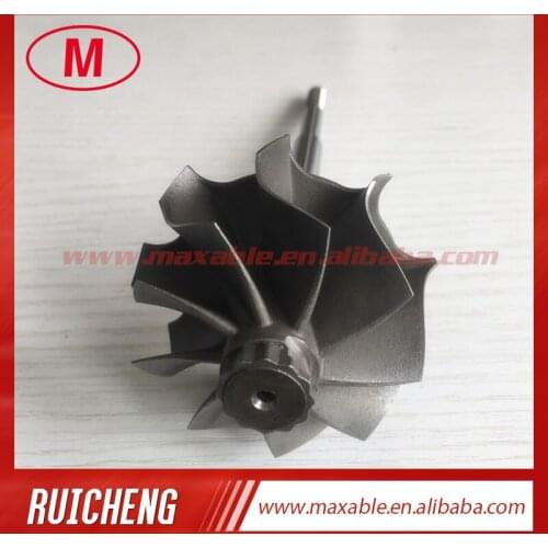 GT2871R 46.95/53.7mm 9 blades 113mm ball bearingTurbo turbine wheel shaft / turbine shaft&wheel