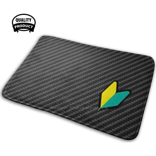 Jdm Carbon Fiber Mask 3D Household Goods Mat Rug Carpet Cushion Amkrdh Jdm Carbon Fiber Jdm Beginner Driver Shoshinsha Mark Jdm
