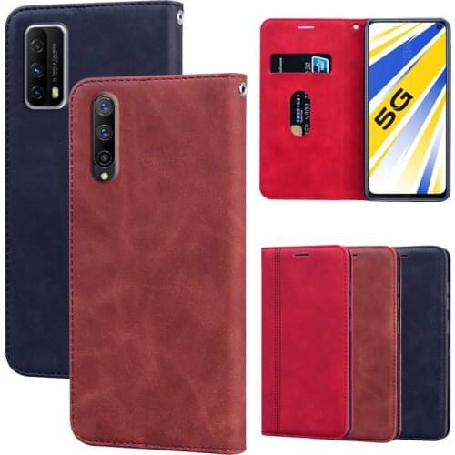 Phone Leather Cover For Vivo iQOO 3 Neo3 Flip Magnetic Case Capa Wallet Case iQOO Pro U1 Z1x Telefono Protector Funda Shell Etui