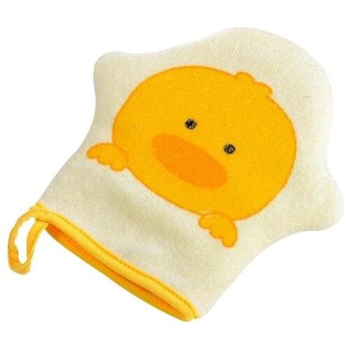 Cartoon Super Soft Cotton Baby Bath Shower Brush Glove Cute Animal Pattern Children Sponge Rubbing Towel Ball