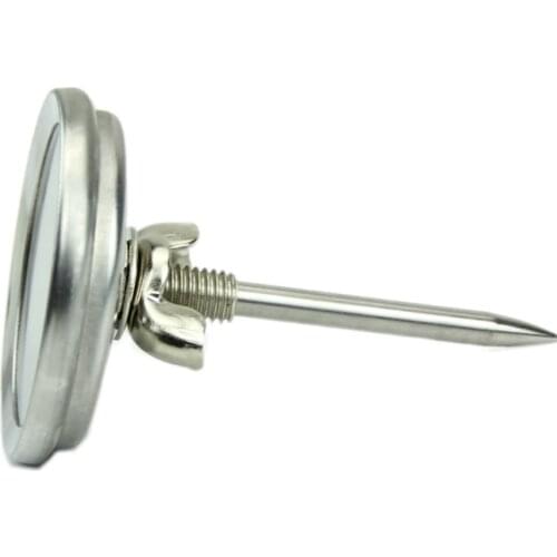 Stainless Steel Oven Cooking Milk BBQ Meat Food Thermometer Gauge 400°C G32A