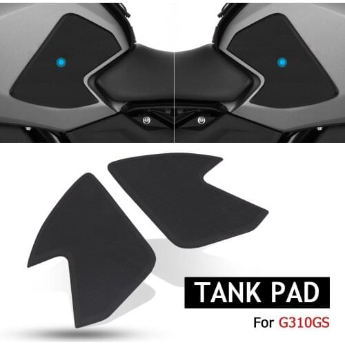 New Black Motorcycle part Anti slip Tank Pad protect Sticker Side waterproof Tank Pads For BMW G 310 GS G310GS G 310 R G310R