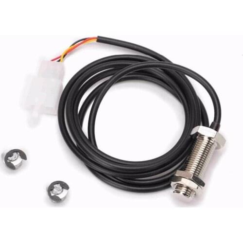1set Magnet Digital Odometer Sensor Cable For Motorcycle Speedometer Tachometer Motobike Speed Gauge Sensor