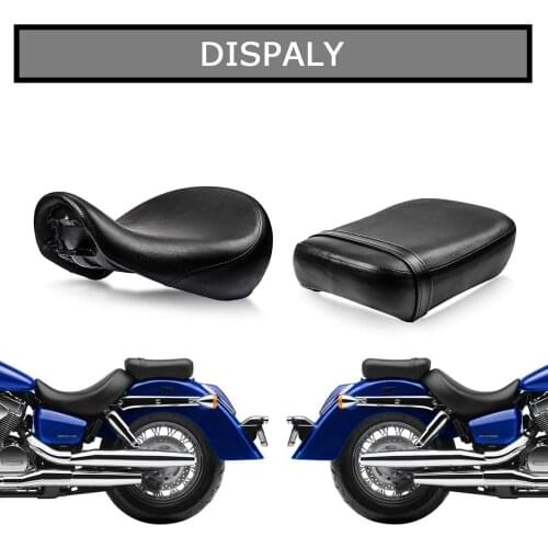Front Rider Driver Rear Passanger Seat Pillion Cushion for Honda Shadow Aero VT750C 2004-2013