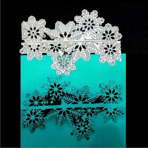 Snowflake Hollow Metal Cutting Dies Stencils for DIY Scrapbooking Album Decorative Embossing Hand-on Paper Cards New DieCut
