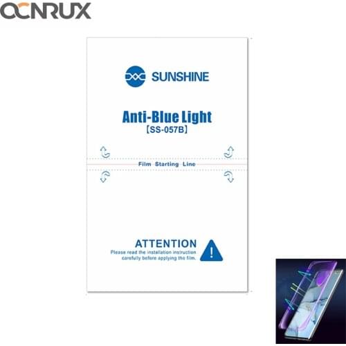 Sunshine SS-057B Anti-blue Light Imported Flexible Hydrogel Film for Cutting Machine SS-890C Phone Front Screen Protector