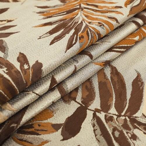 Light luxury clothing fabrics exquisite pattern jacquard fabric sewing material for fashion ladies dress and home textile