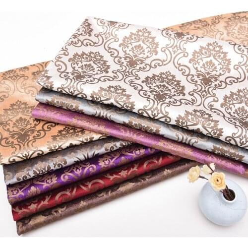 Sofa fabric Korean velvet soft bag fabric European style big flower pillow background wall fabric handmade DIY