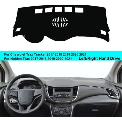 Car Inner Dashboard Cover Dash Mat Carpet Cushion for Chevrolet Trax Tracker Holden 2017 2018 2019 2020 2021 Sun Shade Anti-sun