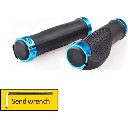 2PCS Bike Mountain Road Cycling Bike Bicycle MTB Handlebar Cover Grips Smooth Soft Rubber Antislip Handle Grip Lock Bar