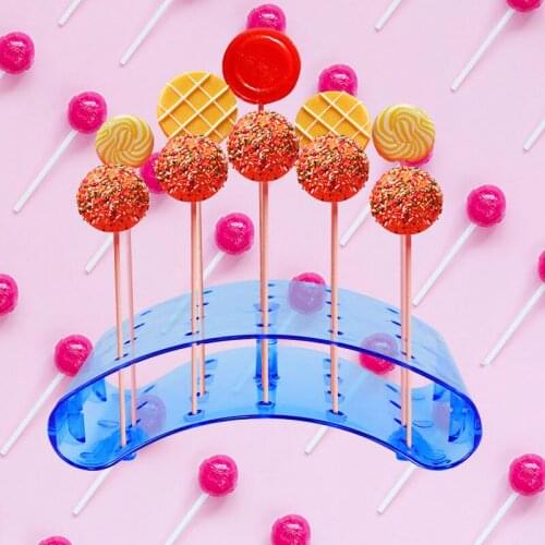 20 Holes/Pcs Lollipop Display Stand For Wedding Birthday Party Decoration Mall Candy Store Candy Display Stand Decoration