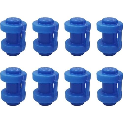 8Pcs Trampoline Enclosure Pole Cap Plastic Trampoline Pole Caps Replacement Mini Trampoline Leg Caps 25mm