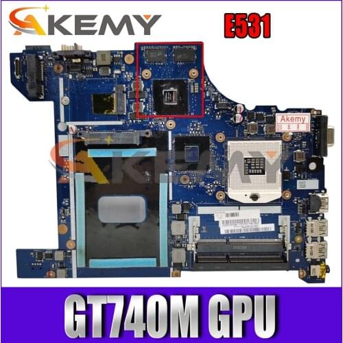 Akemy VILE2 NM-A044 For Lenovo ThinkPad E531 Laptop Motherboard GPU GT740M 100% Test Work 04Y1305 04Y1304 04Y1302 04Y1301