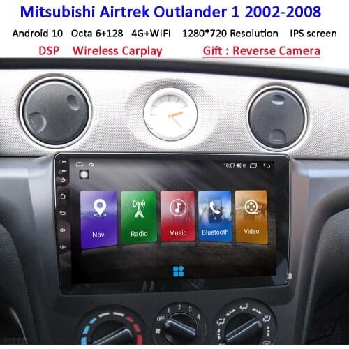 Android Car Radio For Mitsubishi Airtrek Outlander 2002-2008 Dvd Multimedia GPS Navigation Stereo Tape Recorder Headunit Carplay