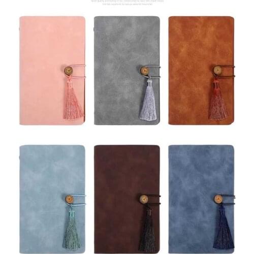 A6 Lovely Korean Retro Net Red Japanese Style Loose Leaf Removable Simple Notebook For Students And Office Workers