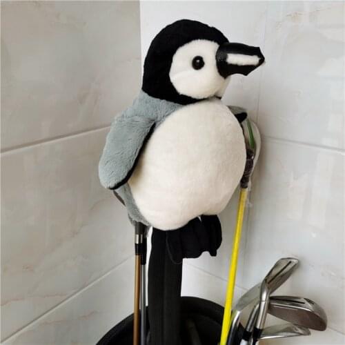 Penguin Driver Head Cover Plush Golf 460cc Wood Headcover Golf Club Accessory For Man Women