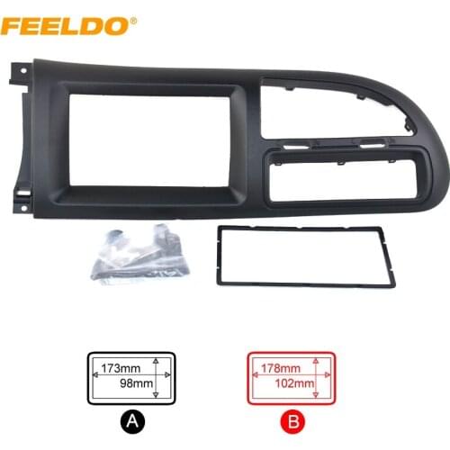 FEELDO Car CD Radio Stereo Fascia Panel Frame Adaptor Fitting Kit For Ford Transit(2014) #FD1415