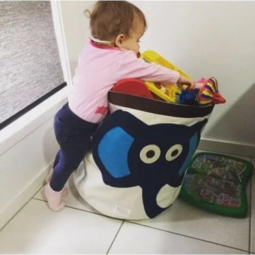 Fu-Honey Foldable Canvas Storage Baskets Box , Organizer Bags With Big Capacity For Clothes, Toy, Bedding, Towels