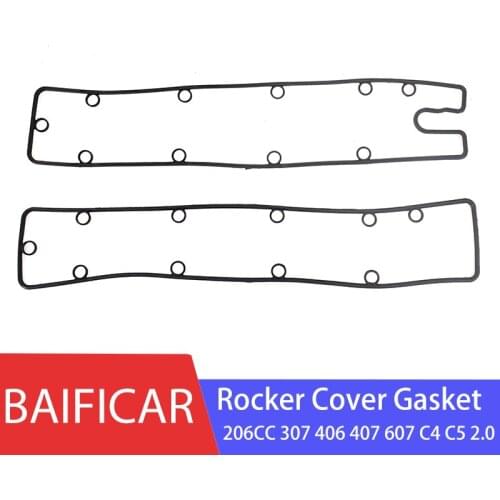 Baificar Brand New Genuine Rocker Cover Gasket 0249A4 0249A5 For Peugeot 206CC 307 406 407 607 Citroen C4 C5 XSara Picasso 2.0