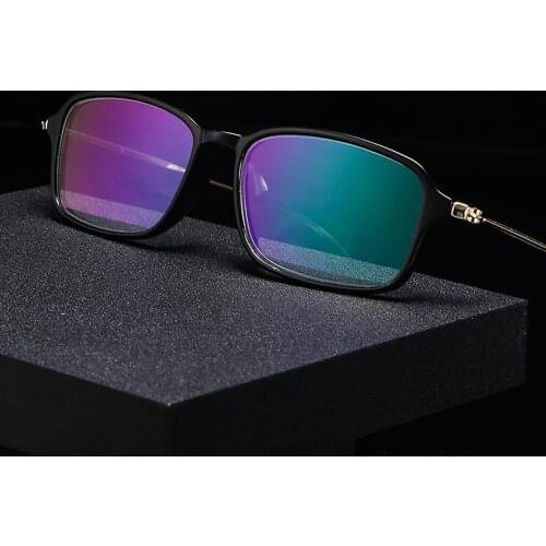 Fashion Anti-blue Light Reading Glasses For Women Men TR90 Full Frame Green Film Ladies Glasses +1.0+1.5+2.0+2.5+3.0+3.5+4.0