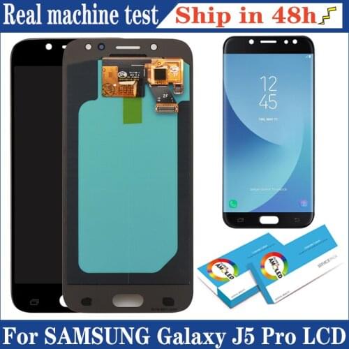 100% Original 5.2'' Super AMOLED Display for Samsung Galaxy J5 PRO 2017 J530 J530F Full LCD Touch Screen Digitizer Repair Parts