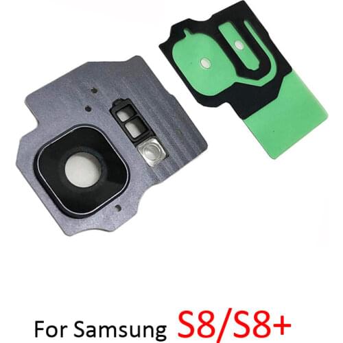 For Samsung Galaxy S8 G950 G950F Original Mobile Phone Housing Back Camera Glass Lens Cover For Samsung S8 Plus G955 G955F