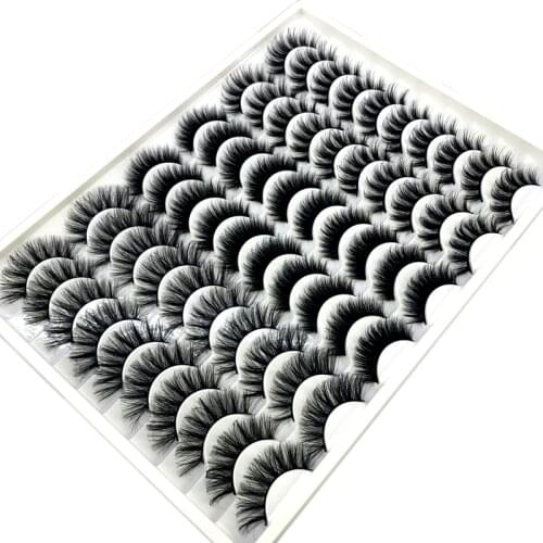 30 Pairs 3D Mink Eyelashes Makeup Natural Long False Eyelashes Dramatic Lashes Extension HandMade Fake Eyelash maquiagem