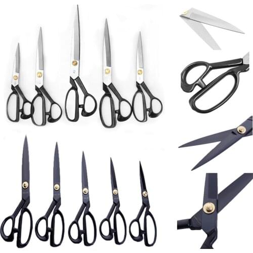 Sewing Tailors DIY Cutting Scissors for Fabric Clothes Cutter Shears Sharp Thread Scissors Blade Handmade Dressmaker Accessories