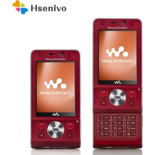 Sony Ericsson W910 W910i Refurbished-Original Flip phone 2.4 inch 2.0MP Camera FM Bluetooth Free shipping
